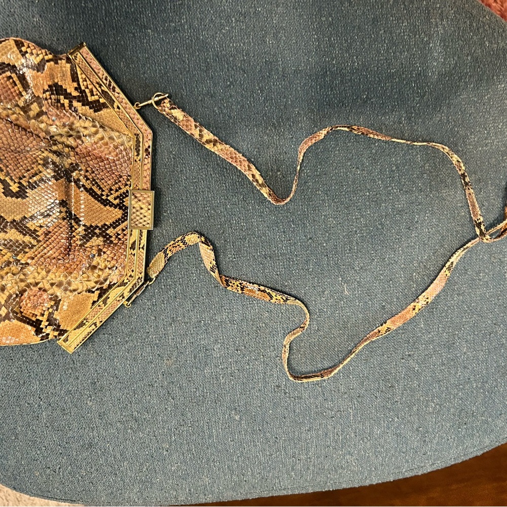Exquisite Vintage Python Clutch - Picture 8 of 8